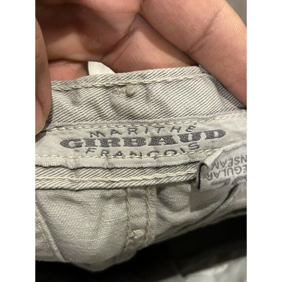 NOS Vtg 90s Marithe Francois Girbaud Mens 32x32 Baggy Relaxed Fit Jeans Gray - Picture 9 of 12